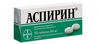 Ацетилсалициловая кислота – аспирин