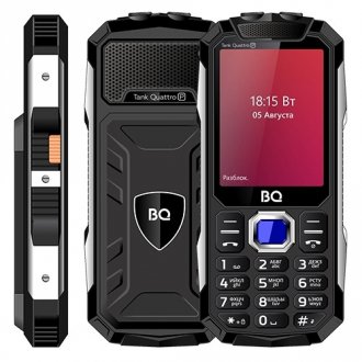 Лучший кнопочный телефон с несколькими SIM-картами – BQ 2817 Tank Quattro Power