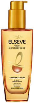 Лучшее недорогое несмываемое масло для волос – L'Oreal Elseve экстраординарное совершенствующее для всех типов волос