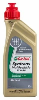 Лучшее трансмиссионное масло API GL-4 – Castrol Syntrans Multivehicle 75W-90