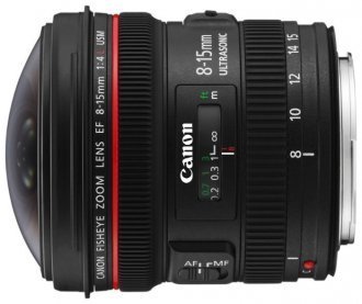 Canon EF 8-15mm f/4.0L Fisheye USM