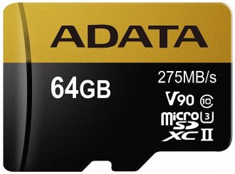 ADATA Premier ONE microSDXC UHS-II U3 Class 10 256GB + SD adapter