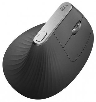 Logitech MX Vertical Ergonomic Mouse for Stress Injury Care Black USB