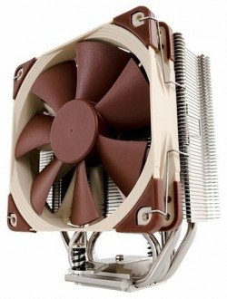 Лучший башенный кулер с рассеиваемой мощностью менее 150 Вт – Noctua NH-U12S