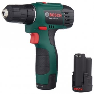 BOSCH EasyDrill 1200 1.5Ah x2 Case