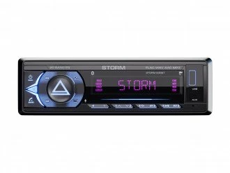 Лучшая бюджетная автомагнитола 1DIN – Aura Storm-535BT