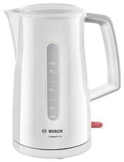Лучший недорогой пластиковый электрочайник – Bosch TWK 3A011