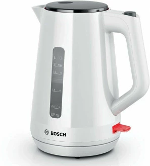 Лучший недорогой пластиковый электрочайник – Bosch TWK 1M121