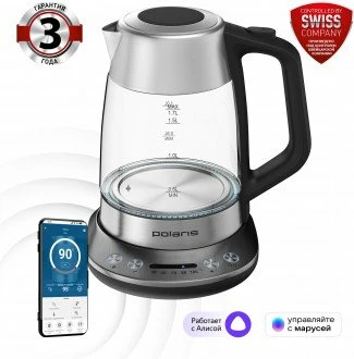 Электрический чайник Polaris PWK 1775CGLD WIFI IQ Home