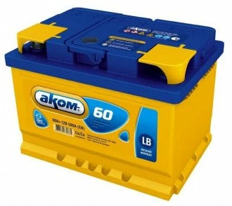 Автомобильный аккумулятор Аком LB 60Е