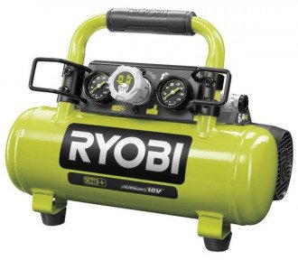 Лучший аккумуляторный автокомпрессор – Ryobi R18AC-0 ONE+