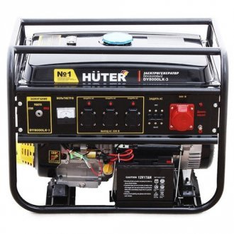 Бензогенератор Huter DY8000LX-3