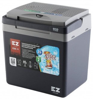 Лучший термоэлектрический холодильник для автомобиля с универсальным питанием – EZ E26M
