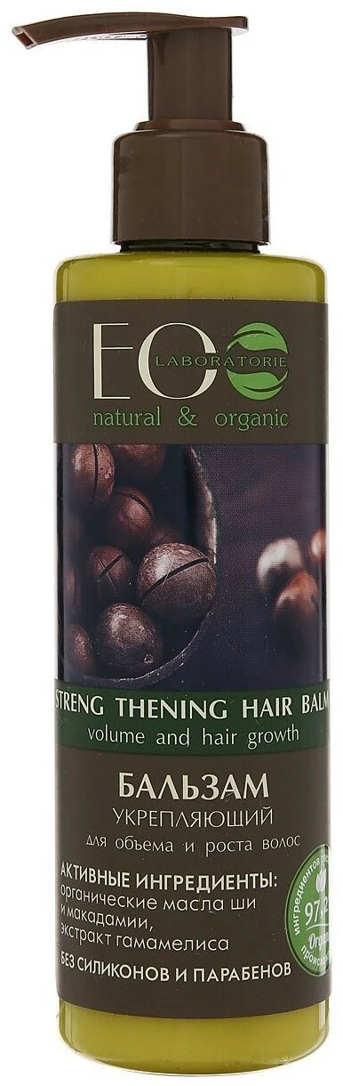 Бальзам для волос EO Laboratorie Укрепляющий для объема и роста волос
