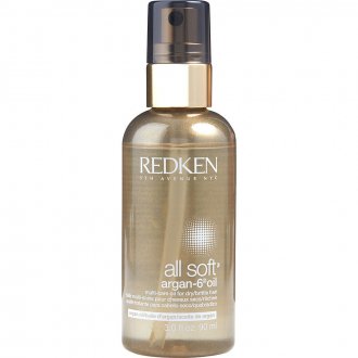 Лучшее несмываемое масло среднего ценового сегмента – Redken All Soft Argan-6 Oil
