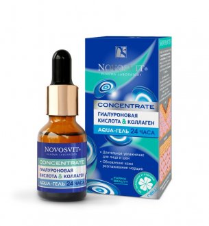 Novosvit Concentrate aqua-гель 24 часа