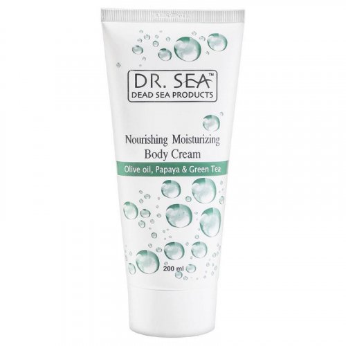 Крем для тела Dr.Sea питательный и увлажняющий с маслом оливы, папайи и экстрактом зеленого чая