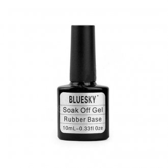 База для гель-лака BLUESKY Каучуковая Soak off gel Rubber base coat