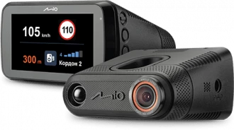 Лучший недорогой видеорегистратор с radar-детектором – Mio MiVue i85