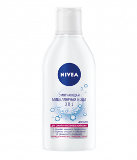 Смягчающая мицеллярная вода NIVEA 3 в 1