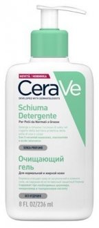 Лучший гель для умывания жирной и комбинированной кожи – CeraVe гель очищающий для нормальной и жирной кожи лица и тела