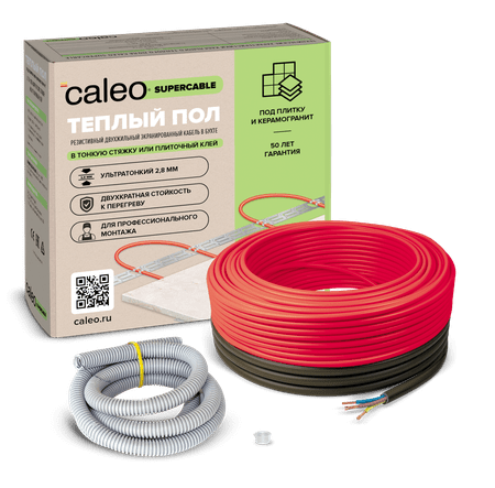 Электрический теплый пол Caleo Supercable 18W