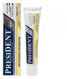 Зубная паста PresiDENT PROFI PLUS White Plus