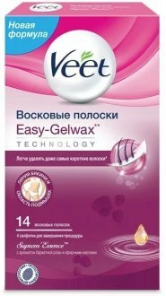 Veet Suprem'Essence с ароматом бархатной розы и эфирными маслами