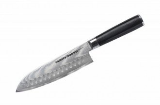 Нож сантоку Samura Damascus SD-0094/16 G-10