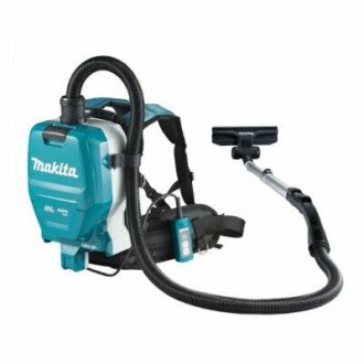 Лучший аккумуляторный строительный пылесос – Makita DVC265ZXU