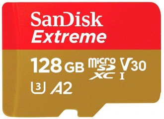 SanDisk Extreme microSDXC Class 10 UHS Class 3 V30 A2