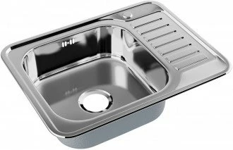 Лучшая недорогая мойка из нержавейки с крылом – Iddis Basic BAS65PLi77