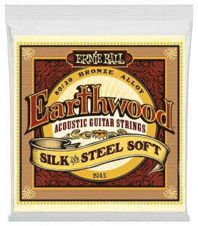 Ernie Ball 2045 Earthwood Silk & Steel Soft 11-52