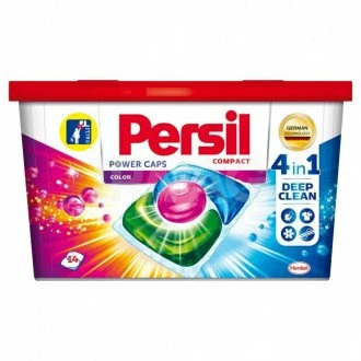 Лучшие капсулы для стирки цветного белья – Персил Power Caps Color 4 in 1