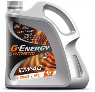 Лучшее синтетическое масло 10W-40 – G-Energy Synthetic Long Life