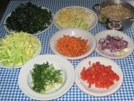 6 способов нарезать овощи кубиками
