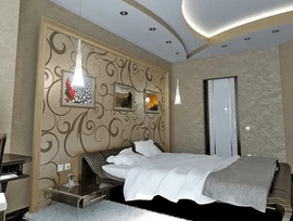 15 идей дизайна потолков из гипсокартона для спальни